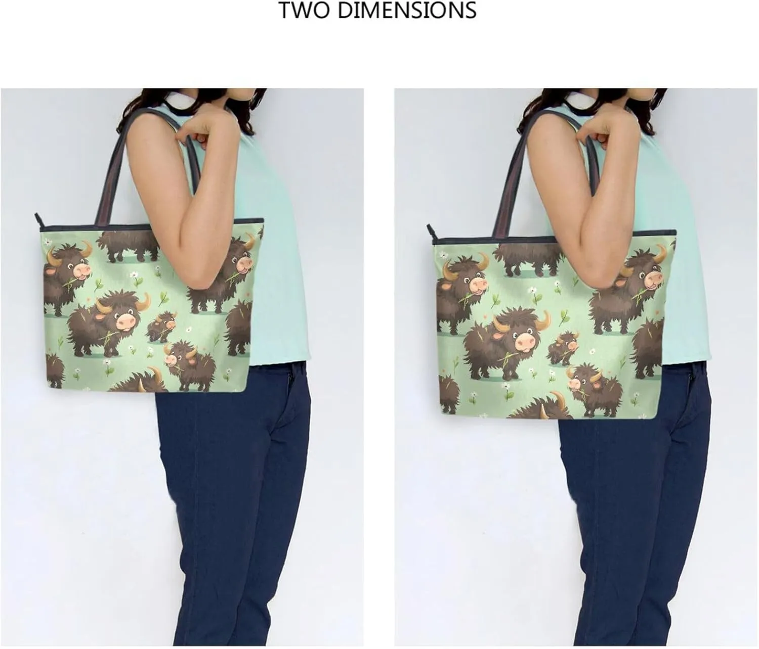 Women Tote Bags Yak Ox Top Handle Satchel Handbags Shoulder Bag for Shopping 20858081