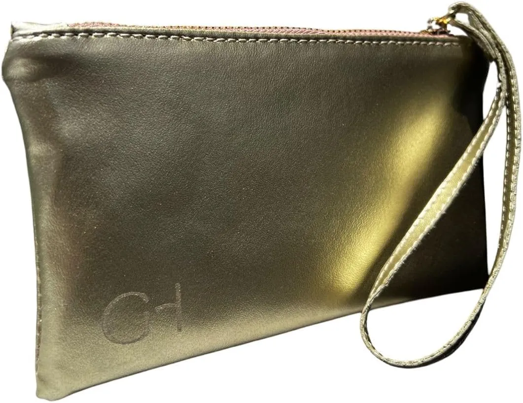 Women's eco-friendly wristlet - made with nopal cactus and corn leather, elegantly crafted in every detail.