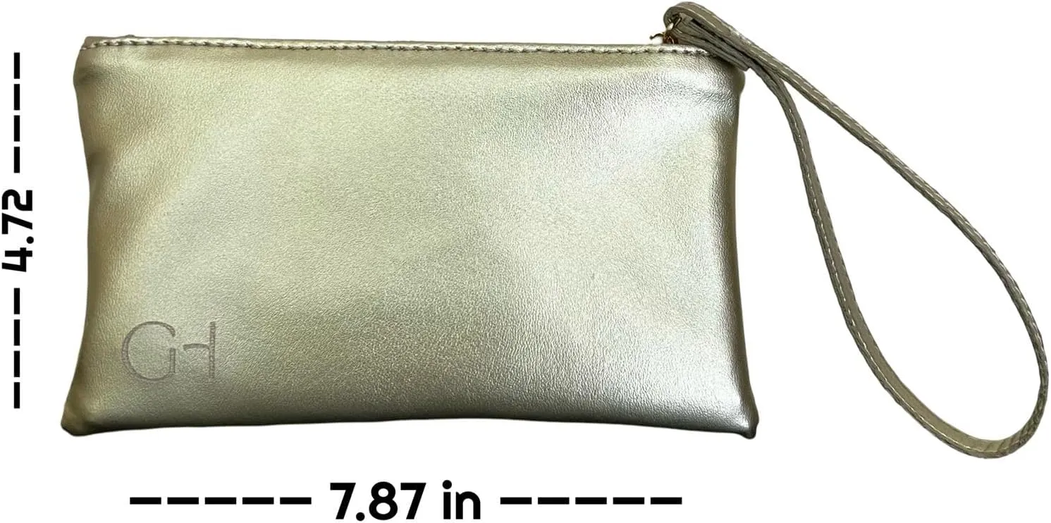 Women's eco-friendly wristlet - made with nopal cactus and corn leather, elegantly crafted in every detail.