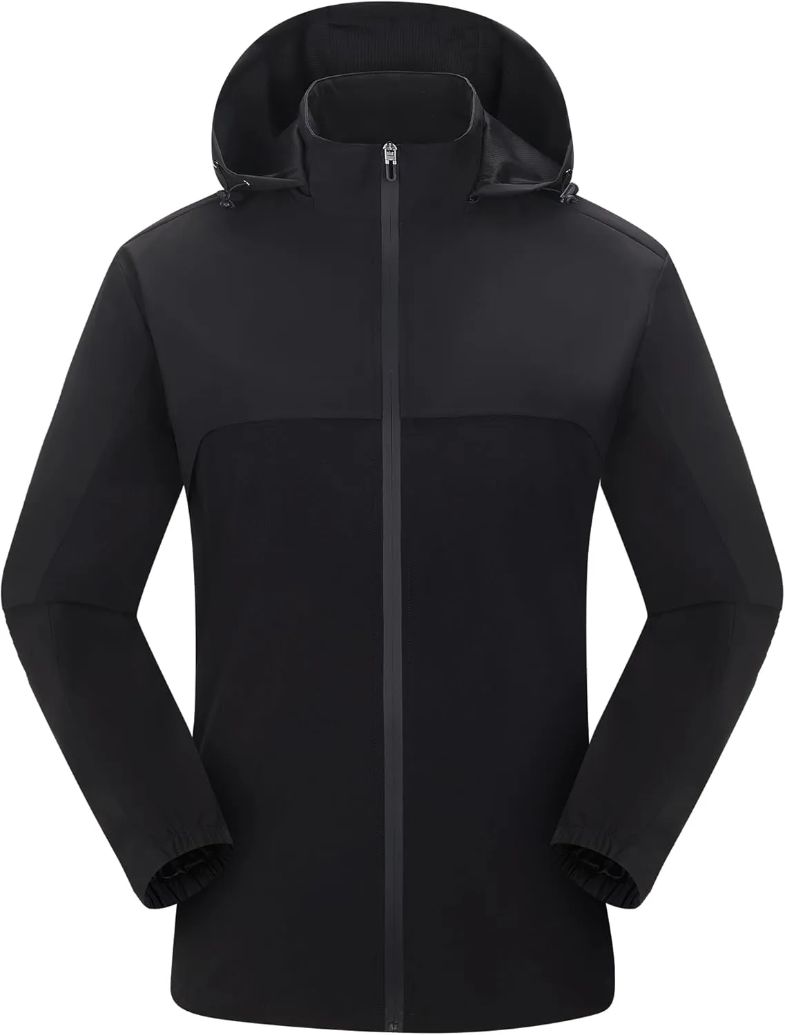 Women's Hooded Jacket Waterproof Breathable Spring Windproof Warm Jacket Lightweight Women