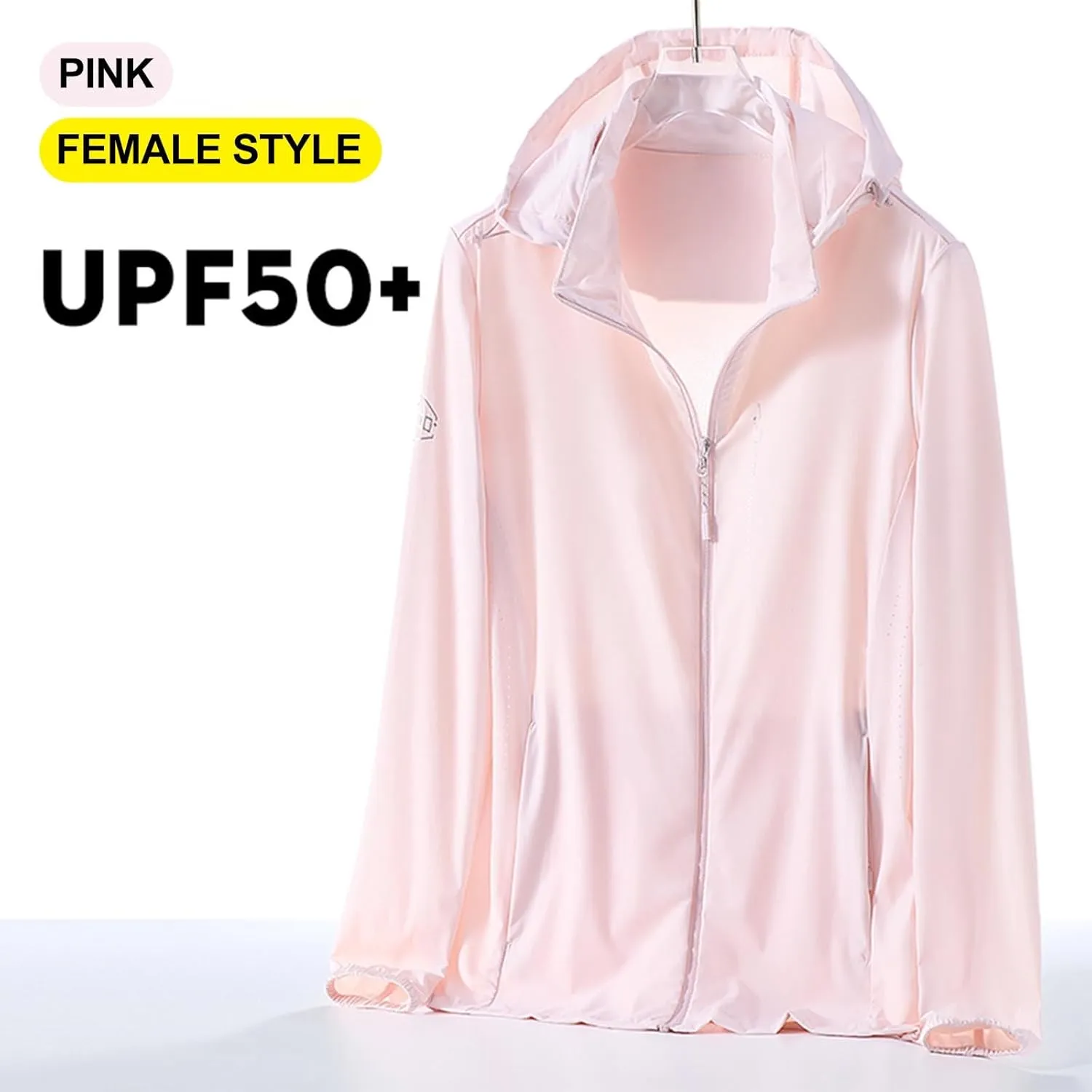 Women's Lightweight Sun Protection UV Jacket - Zip Up Hoodie Long Sleeve Hiking Fishing SPF Performance Sun Shirt