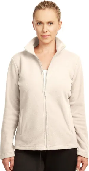 Women's Polar Fleece Full Zip Up Winter Jacket