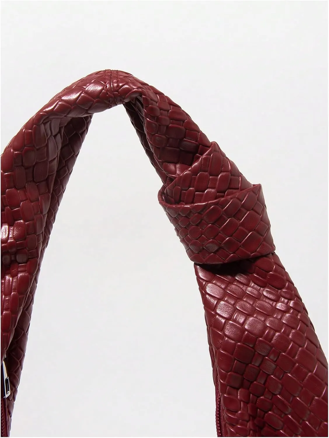 Women's Vintage Weave Tote Handbags Knot Top Handle Underarm Shoulder Bags Purse