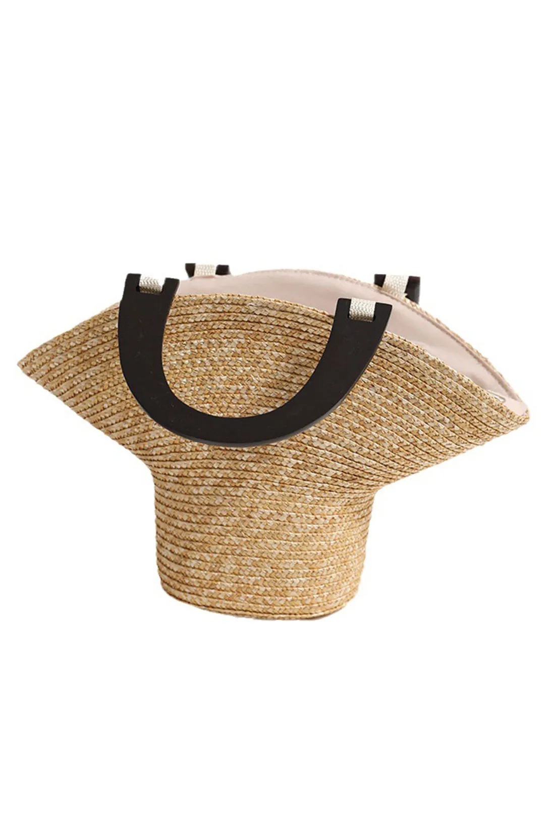 Woven Straw Tote Bag