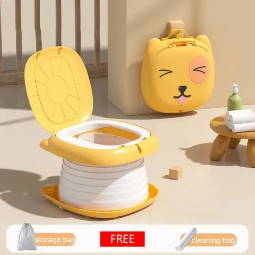 Yellow 3-in-1 Portable Travel Potty