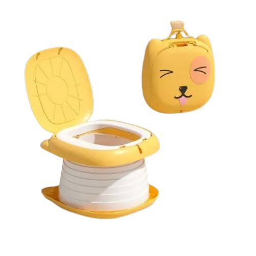 Yellow 3-in-1 Portable Travel Potty