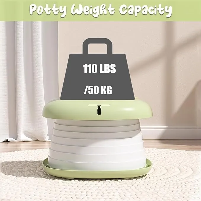 Yellow 3-in-1 Portable Travel Potty