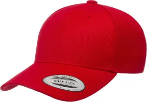 Yupoong Men's Yp Classics 5-Panel Premium Curved Visor Snapback Cap