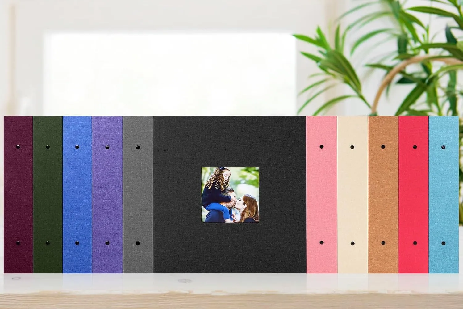 Ywlake Photo Album 4x6 1000 Pockets Photos, Extra Large Capacity Linen Cover Pictures Albums Holds 1000 Horizontal and Vertical Photos Purple
