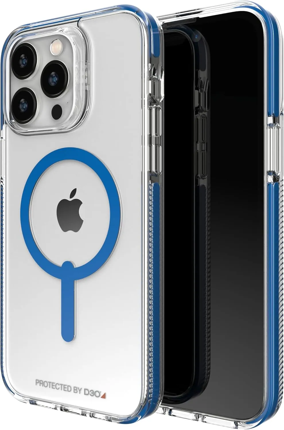 ZAGG Gear4 Santa Cruz Snap Case Apple iPhone 14 Pro Max, D30 Drop Protection Up to (13ft│4m), Wireless Charging Compatible, Reinforced Top, Bottom & Edges - Blue