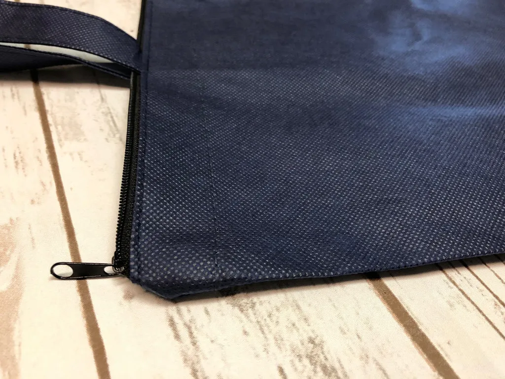 Zippered Promo Convention Tote Bag with Gusset (By Piece)