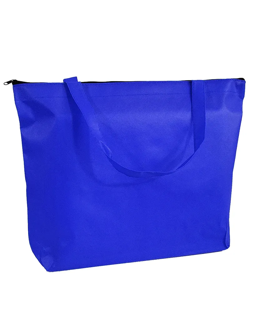 Zippered Promo Convention Tote Bag with Gusset (By Piece)