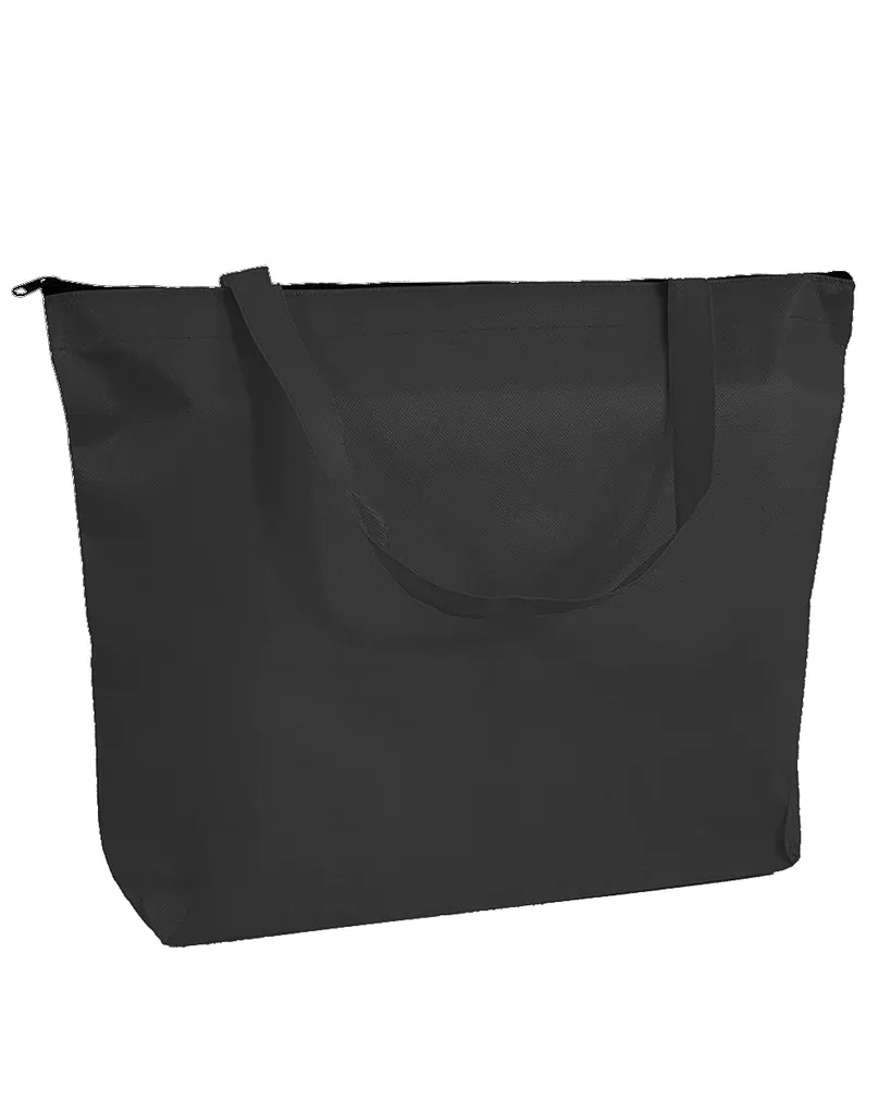 Zippered Promo Convention Tote Bag with Gusset (By Piece)