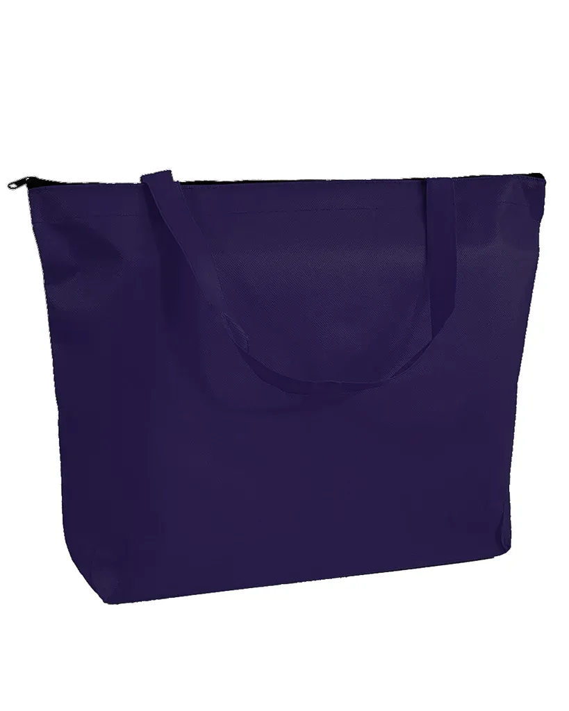 Zippered Promo Convention Tote Bag with Gusset (By Piece)
